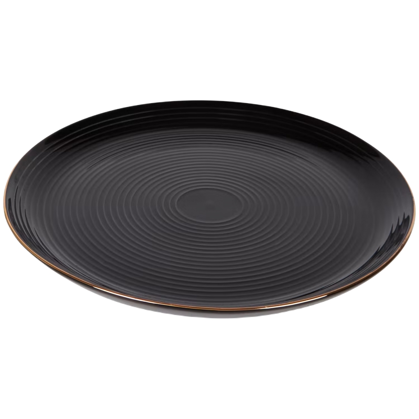 Dinerbord Zwart 26.5 cm Ø (10 stuks)