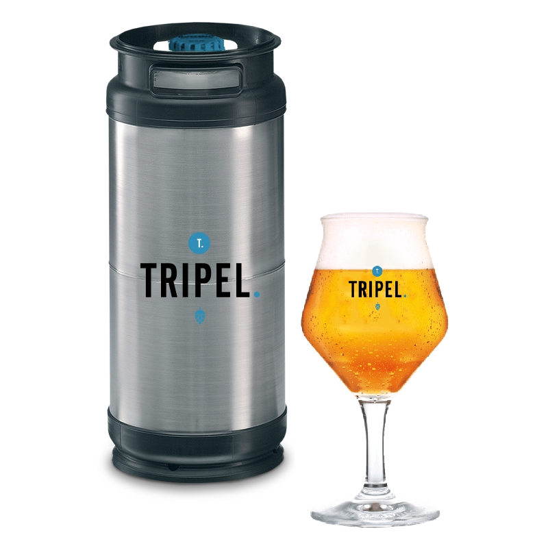 Biervat Haerlems premium Tripel (20 liter /± 80 glazen)