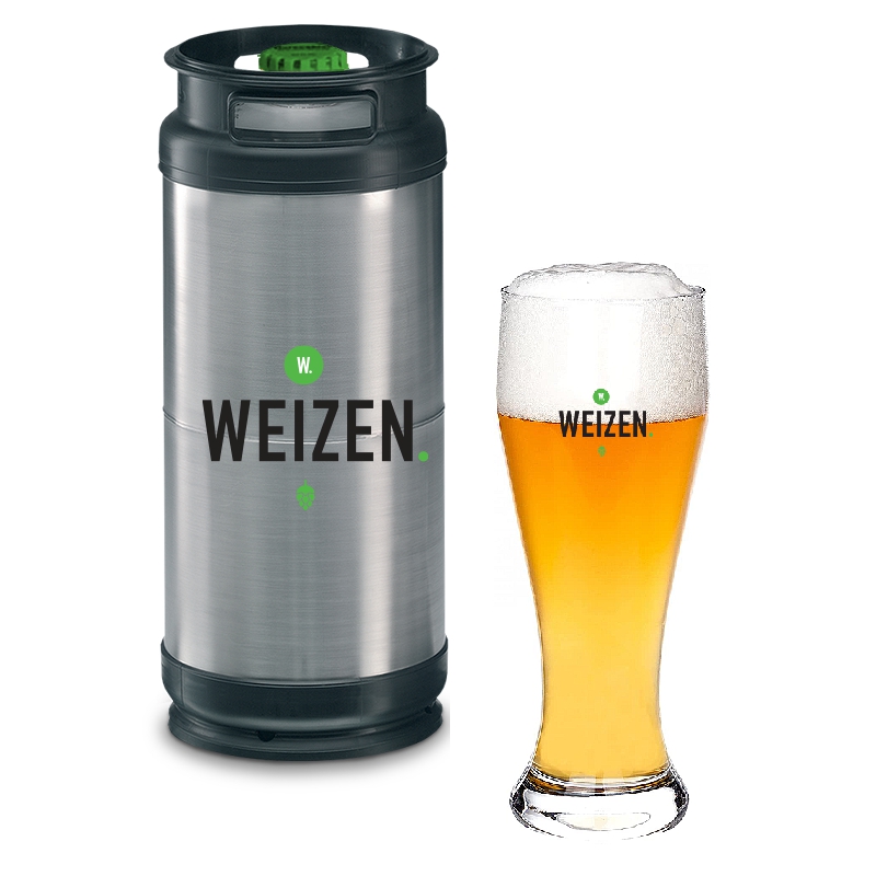 Biervat Haerlems premium Weizen (20 liter /± 80 glazen)