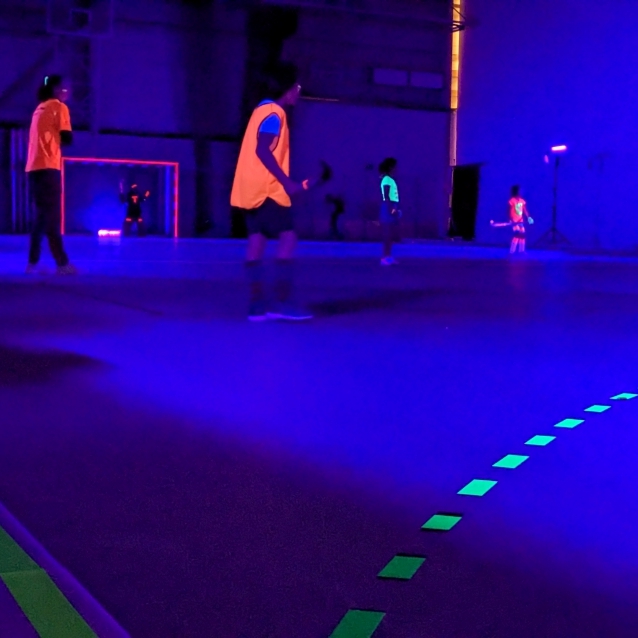 Blacklight sport evenement