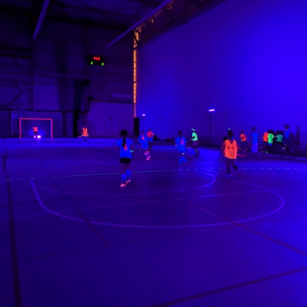 Blacklight sport evenement