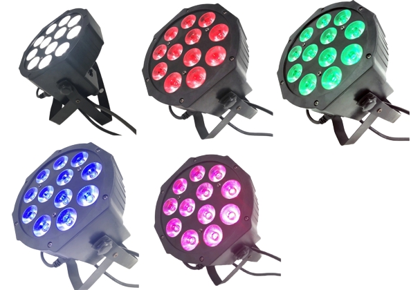 LED spot RGBWA UV