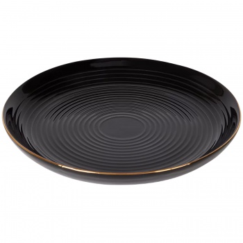 Gebaksbord Zwart 19 cm Ø (10 stuks)