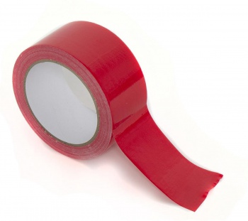 Rood gaffer tape 25 meter